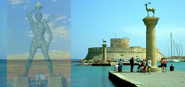 Rhodes, the colossus of rhodes - via balkans.