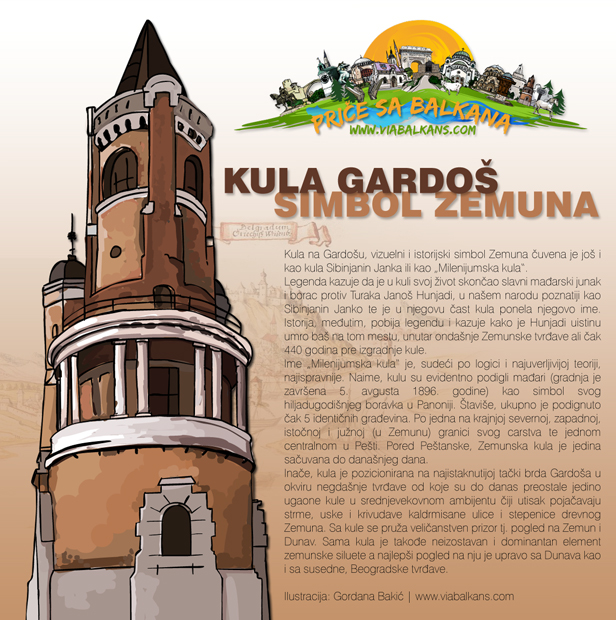 KULA-GARDOS KULA GARDOS Kula Nebojša otvorena za posetioce
